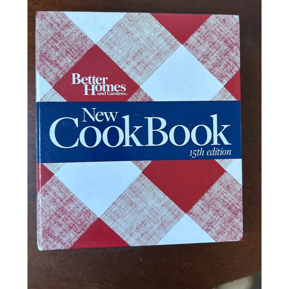 Better Homes and Gardens New Cook Book 15th Edition Red Gingham Hardcover